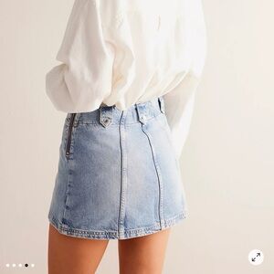 We The Free Runaway Denim Skirt